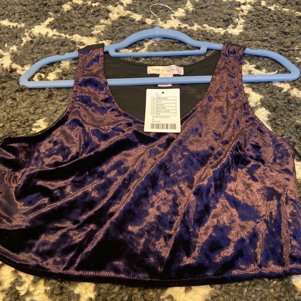 band of gypsies crop top